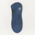 Calzini invisibili uomo estate sottili traspiranti cotone antiscivolo corti calzini casual - Blu scuro