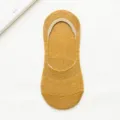 Donne gialle fantasmini scollati cotone sottile calzini invisibili estivi quotidiani - Taglia unica / Curcuma
