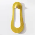 Calzini Invisibili Donna Gialli Sottili Scollati In Cotone Per Estate Calda - Taglia unica / Curcuma