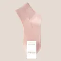 Pink pure cotton crew socks for women summer breathable thin short socks daily wear new - One Size / Pink