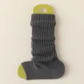 Ghette da stivale in maglia grigia per donna, calze invernali calde e moderne y2k. - Taglia unica / Grigio scuro