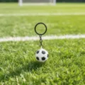 Football keychain sports style bag charm cute mini soccer pendant accessory gift. - 3D Stereo Keychain / Football