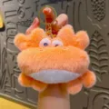 Cute orange plush crab keychain, soft stuffed animal pendant toy for keys and bags style variant. - Plush Crab / Orange
