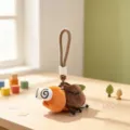 Cute insect plush toy keychain, creative stuffed bug doll bag charm pendant for keys and gifts. - Cockroach