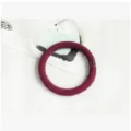 Elastico per capelli spesso e morbido scrunchie, fascia in tessuto per acconciature quotidiane sicure. - Borgogna