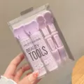 Set di clip per volume radici di capelli viola ebigodini per frangia e styling fluffy. - Four-Piece Set / Viola