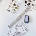 Cinturino di ricambio in metallo acciaio inossidabile compatibile con Huawei smart band. - Smartband Compatibile: Gen 8/9/10 / Argento