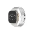 Cinturino e cassa in metallo di ricambio in acciaio inossidabile compatibili con Apple Watch style. - Compatibile con Apple Watch 1-9/SE: 42/44/45/49mm - S10/S11: 46mm / Argento