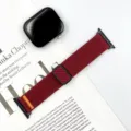 Cinturino per orologio in nylon elastico bordeaux compatibile smartwatch con fibbie metalliche. - Compatibile con Apple Watch 1-9/SE: 38/40/41mm - S10/S11: 42mm / Borgogna