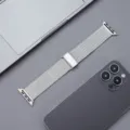 Cinturino di ricambio in acciaio inossidabile argentato compatibile con smartwatch. - 38/40/41mm / Argento