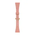 Cinturino per orologio in pelle rosa sottile cinturino di ricambio compatibile elegante. - 9# Rosa vintage (fibbia oro rosa)