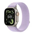 Cinturino in nylon Alpine Loop per Apple Watch Ultra, cinturino in velcro viola. - Viola Giacinto