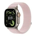 Cinturino in Nylon Rosa per Apple Watch Ultra 49mm 45mm 44mm 42mm Modello Alpino - Sabbia Rosa