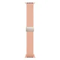 Cinturino per orologio in nylon rosa intrecciato con fibbia magnetica, compatibile Apple Watch. - Rosa vintage (fibbia Starlight)