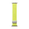 Cinturino di ricambio in silicone giallo compatibile con Apple Watch, fibbia magnetica. - Verde fluorescente