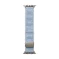 Cinturino di ricambio in silicone azzurro per Apple Watch con chiusura magnetica e metallo. - Azzurro