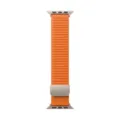 Cinturino per smartwatch in silicone arancione con chiusura magnetica in metallo, Apple Watch. - Arancione