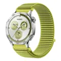 Correa de reloj de nailon verde estilo bucle alpino compatible con Huawei GT5 GT6. - Verde Campo