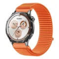 Correa de reloj de nylon trenzado naranja de repuesto compatible con smartwatch Huawei. - Naranja
