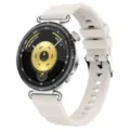 Mπεζ ανταλλακτικό λουράκι σιλικόνης για smartwatch με ασημένια αγκράφα, σπορ σχέδιο. - 18mm (γενικής χρήσης για smartwatch 41) / Starlight