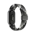 Replacement woven nylon magnetic watch strap band compatible with smart fitness tracker accessory. - For Redmi Watch 4/5/6 / Dark Chocolate