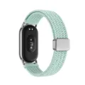 Mint Green Woven Nylon Magnetic Replacement Strap for Smart Fitness Band Compatible - For Redmi Watch 4/5/6 / Aqua