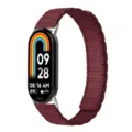 Cinturino per orologio in silicone magnetico di ricambio, elegante, comodo e pratico. - Borgogna