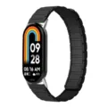 Cinturino per orologio in silicone magnetico compatibile con Xiaomi Band 8 9, colore nero - Nero