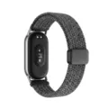 Nylon Braided Magnetic Smart Band Strap Replacement Black Grey Compatible Accessory - Grey and White