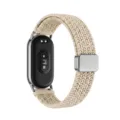 Compatible nylon magnetic braided watch strap replacement for smart fitness band variant. - Starlight