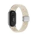 Woven nylon magnetic replacement strap for smart fitness watch band off white color - Starlight Speckle