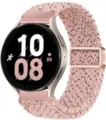 Cinturino in nylon tessuto con fibbia magnetica compatibile smartwatch Huawei, design rosa. - 34# Sabbia rosa con punti neri