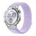 Μωβ λουράκι ρολογιού από νάιλον συμβατό με Huawei smartwatch, κομψό ανταλλακτικό λουράκι. - Μωβ του Υάκινθου