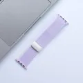 Lavender braided magnetic loop nylon replacement watch band for smart watch daily wear. - Light Purple