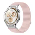 Ροζ νάιλον λουράκι συμβατό με έξυπνο smartwatch, μαλακό άνετο αναπνεύσιμο υφαντό ανταλλακτικό. - Ροζ Άμμος