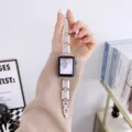 Harz Metall Uhrenarmband kompatibel mit Apple Watch, elegantes Kettendesign Zubehör. - 20mm / Sternenlicht