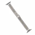 Stainless Steel Watch Band Silver Gold Compatible with Apple Watch Ultra Series Strap - Silver and Gold
