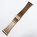 Metal Link Watch Band for Apple Watch in Rose Gold, Compatible Replacement Strap Accessory - Rose Gold