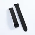 Replacement black silicone magnetic watch strap for smart fitness band, stylish accessory. - 14mm / Black