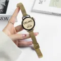 Cinturino per orologio in maglia di acciaio inox per Huawei smartwatch, elegante ricambio oro. - 14mm / Oro