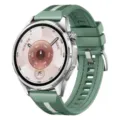Ανταλλακτικό λουράκι smartwatch πράσινο σιλικόνης υφαντό διαπνέον 46mm συμβατικό αξεσουάρ - Επίσημο Πράσινο