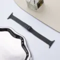 Edelstahl Mailänder Sternen Mesh Armband Ersatzarmband kompatibel für Apple Watch schwarz. - Für Apple Watch Serie 1-9/SE: 38/40/41 mm & Serie 10/11 (42 mm) / Schwarz