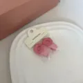 Mollette per capelli rosa con fiori simpatiche fermagli becco d'anatra per donna ragazze accessori - Fermagli rosa confezione da 2
