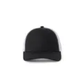Gorra clásica de camionero con malla negra y blanca con una visera de estilo curva - L(58-60cm) / Negro y Blanco