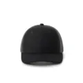 Gorra de camionero negra estructurada con panel de malla transpirable en gris oscuro - L(58-60cm) / Negro Patchwork Gris