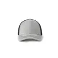 Gorra trucker clásica estilo Richardson 112 gris y negra de malla transpirable y ligera - L(58-60cm) / Gris Jaspeado y Negro