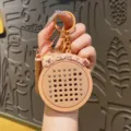 Cute cartoon capybara keychain magnetic steel ball drawing board bag charm cute keyring gift - Blush Capybara Drawing Board