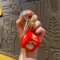 Chinese New Year cute zodiac snake Rubik cube keychain with gold bell bag pendant gift - Chinese Style Lucky Snake Magic Cube