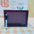 Wooden savings box with numbered grid and dry erase marker, perfect desktop money saving jar gift. - Mini Piggy Bank