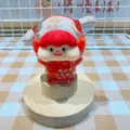 Lilith acrylic liquid quicksand figurine ornament with wooden base toy blind box gift - Lilith / Red